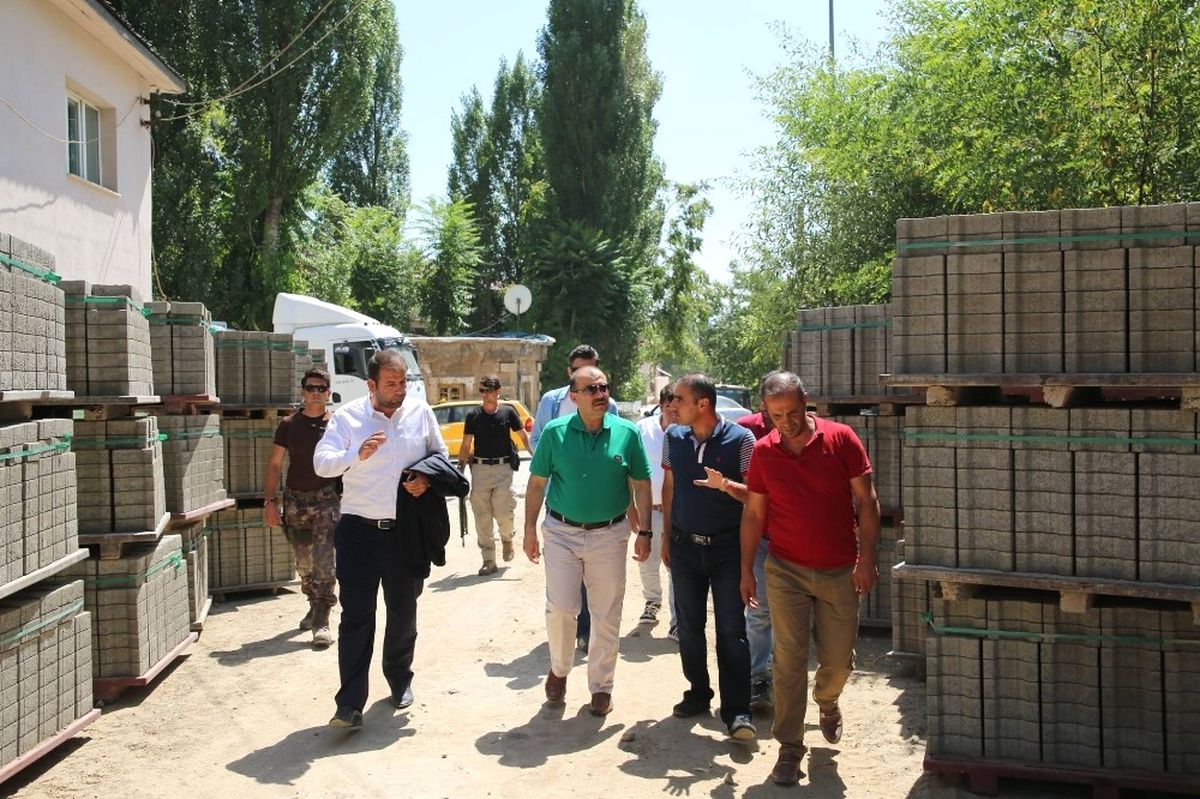Vali Ustaoğlu, Parke Çalışmalarını İnceledi