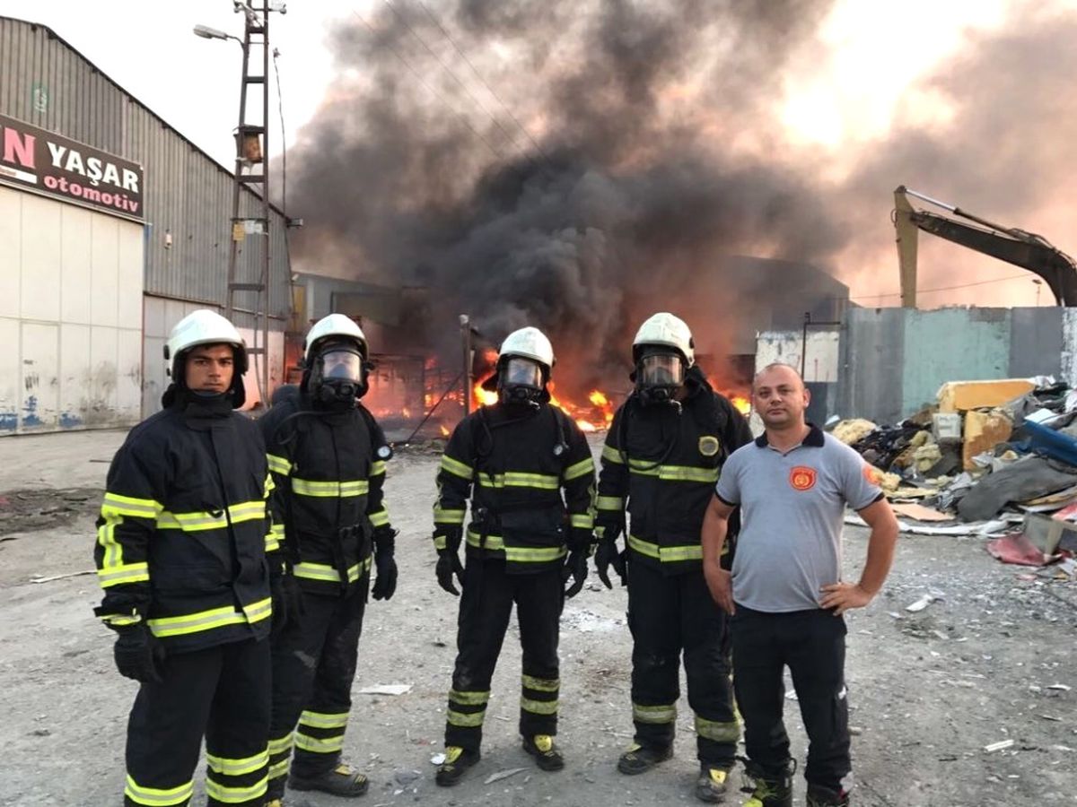 Yüksek Gerilim Hattı Yangına Neden Oldu