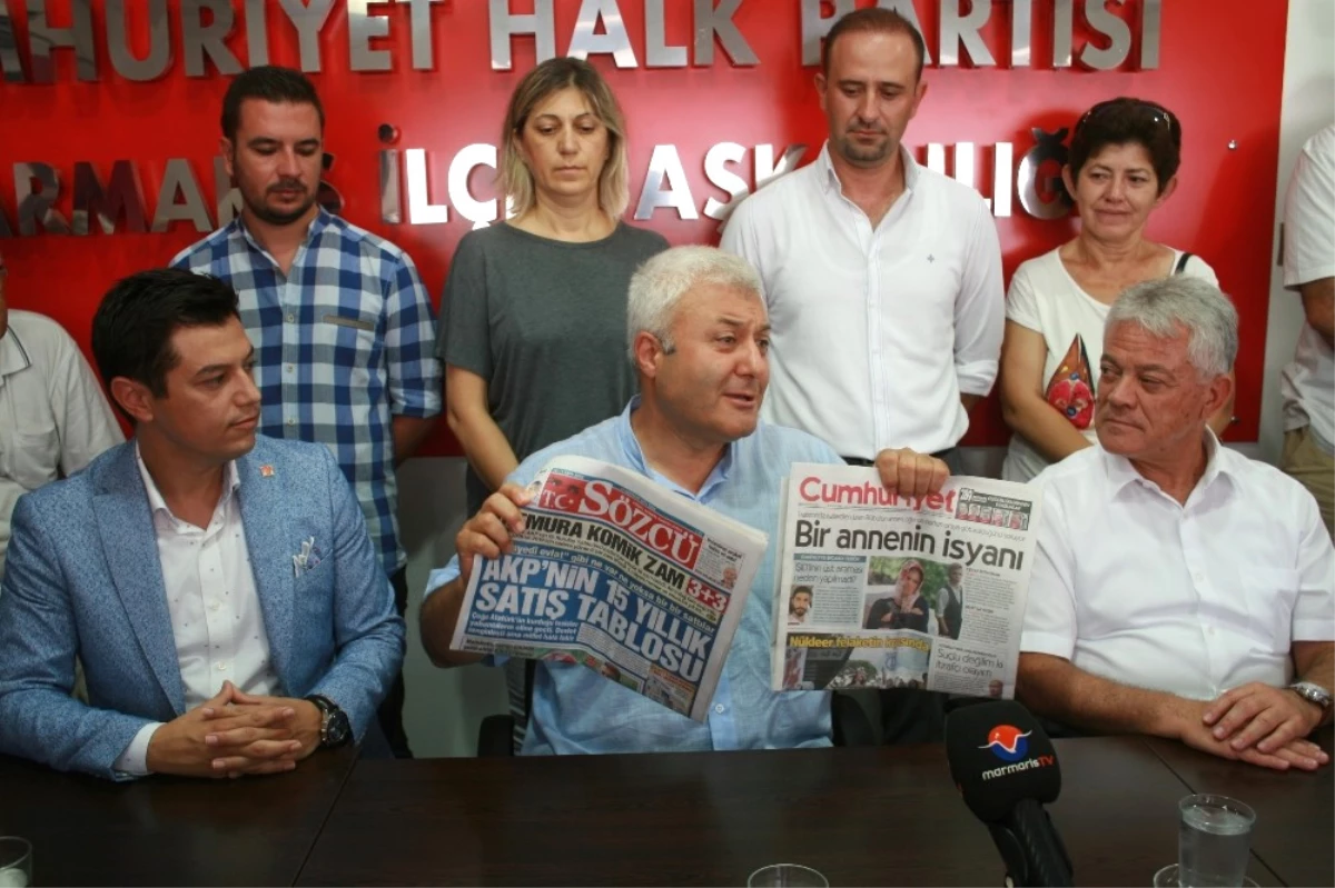CHP Milletvekili Tuncay Özkan Marmaris\'te Partilerle Buluştu