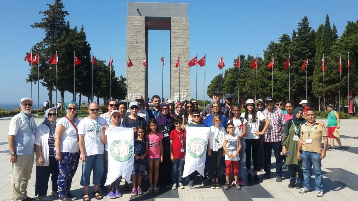 Çölyak Hastaları Çanakkale Şehitliği\'ni Ziyaret Etti