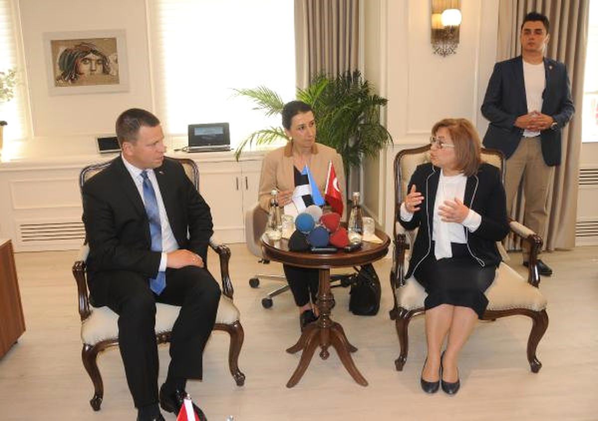 Estonya Başbakanı Juri Ratas, Gaziantep\'te (2)