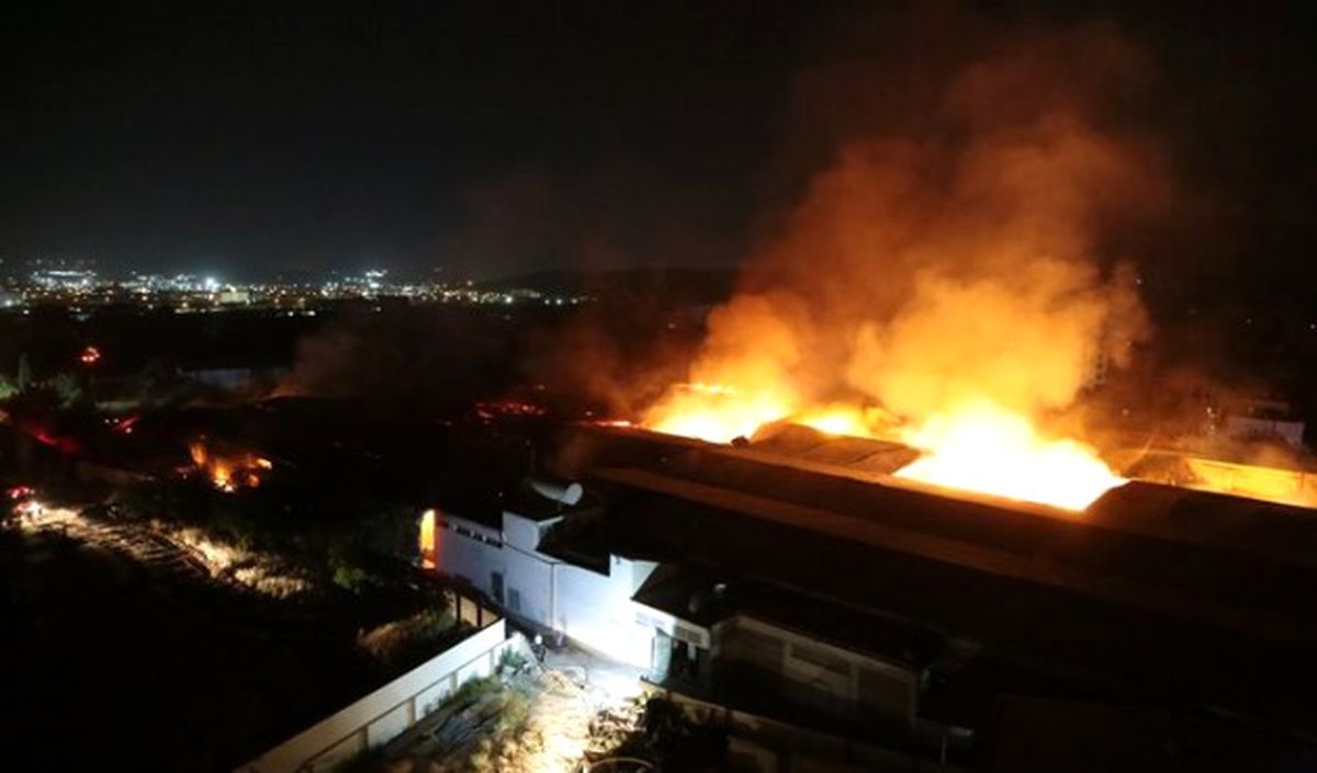 Gaziantep\'teki Fabrika Yangını Kontrol Altında
