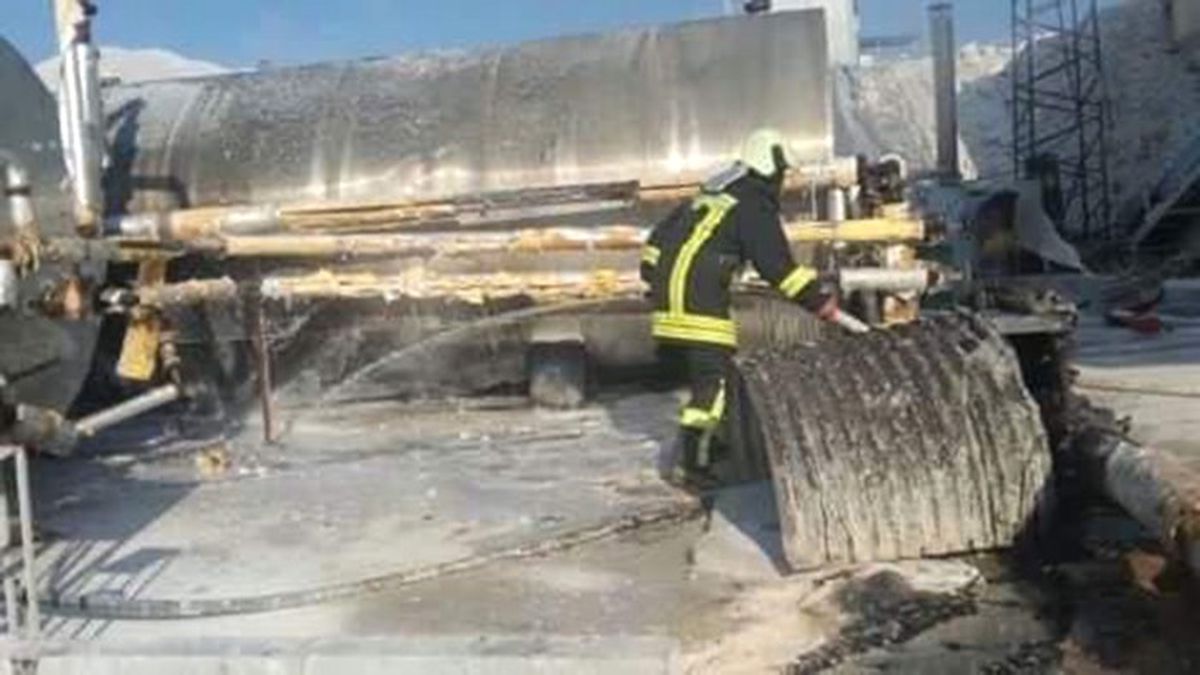 Şantiyede Çıkan Yangın Korkuttu