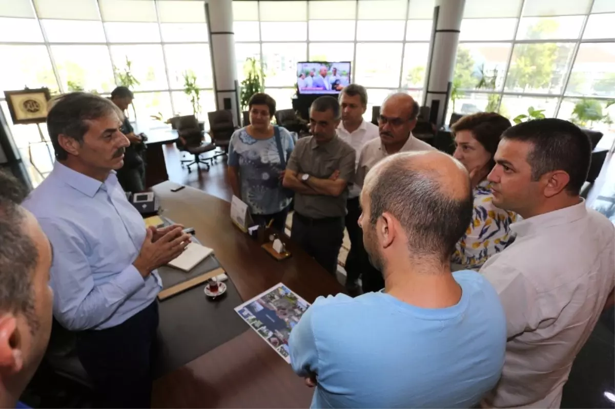 Turizm Bakanlığı Heyetinden, Başkan Alemdar\'a Ziyaret