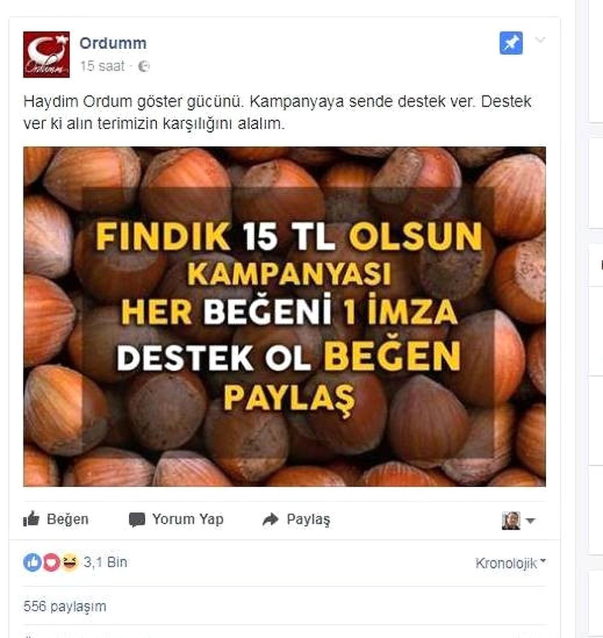Üreticilerden \'15 Lira\' Kampanyası