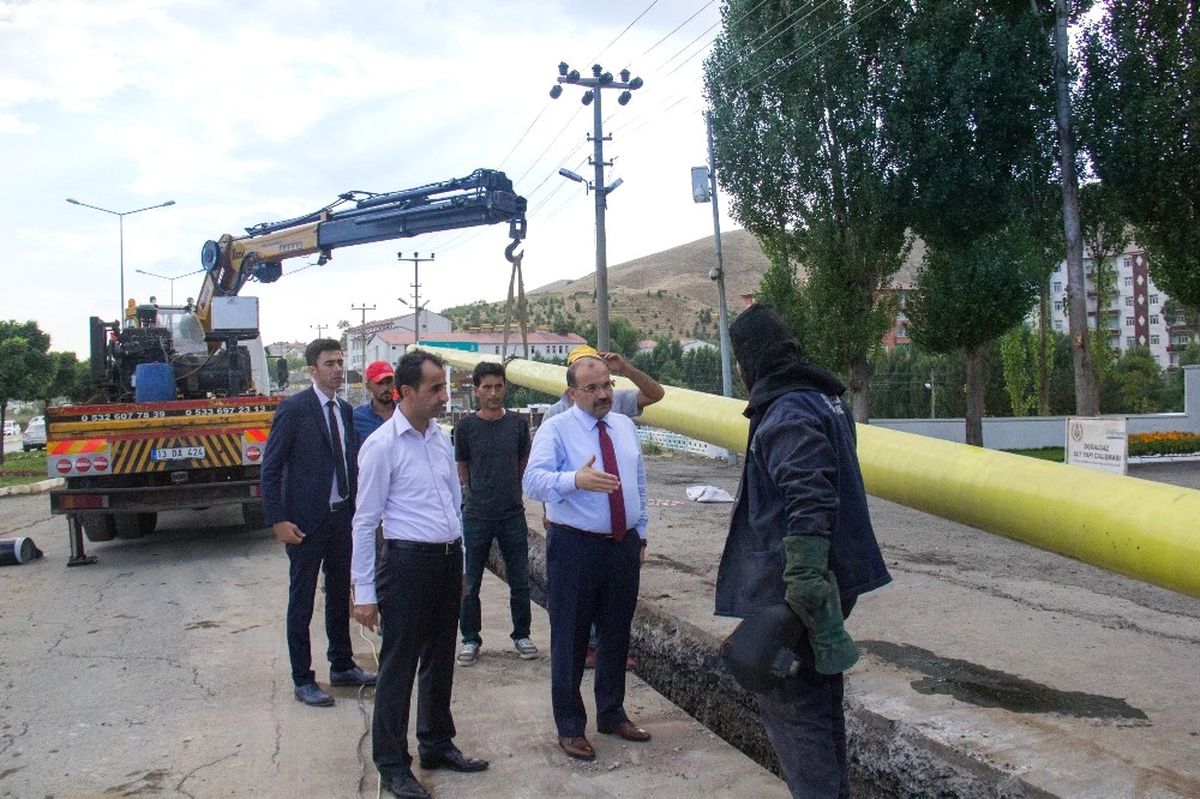 Bitlis\'te Doğalgaz Çalışması
