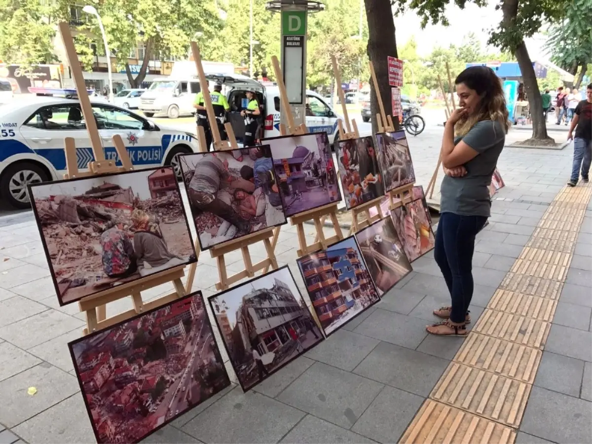 Eşini ve Oğlunu Kaybettiği Depremi Unutturmamak İçin Her Yıl Sergi Açıyor