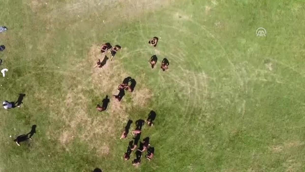 Ikiz Pehlivanlar Er Meydanlarında Rakip, Üniversitede Arkadaş