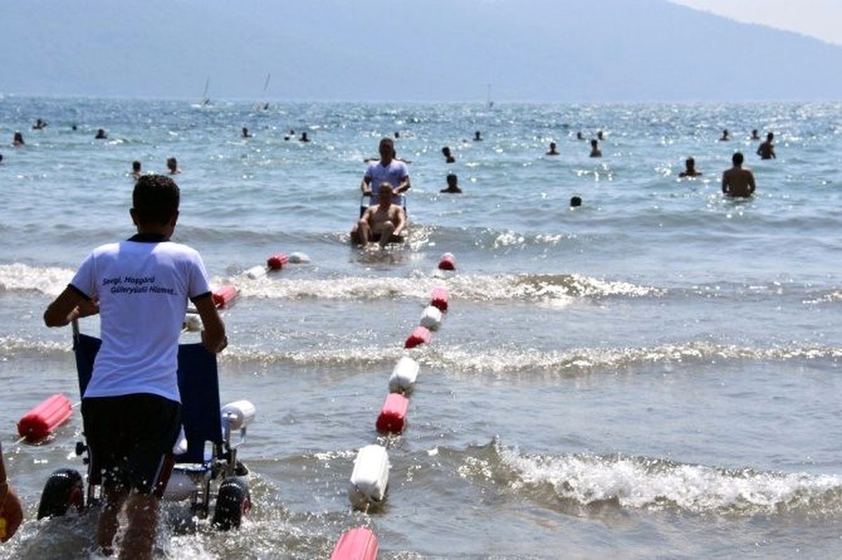 Marmaris\'te "Engelsiz Plaj" Açıldı