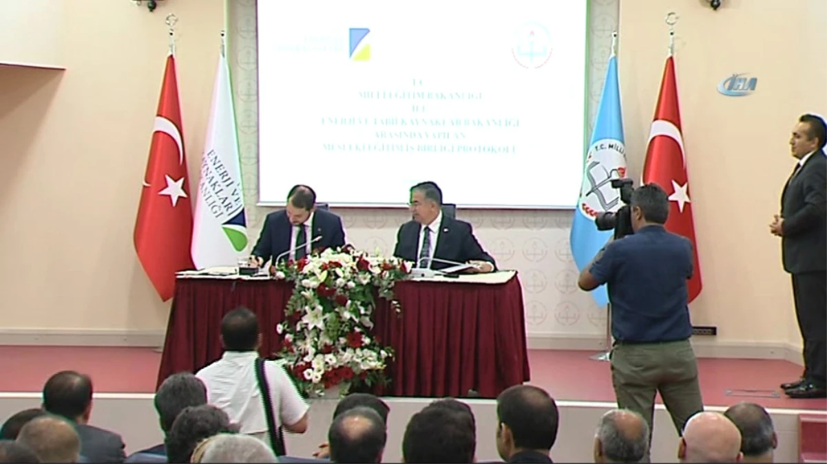 MEB ile Enerji Bakanlığı Arasında İşbirliği Protokolü İmzalandı