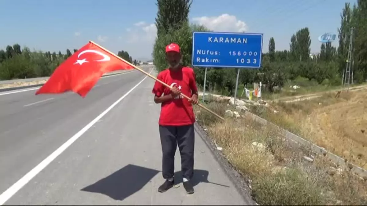 Rüyasında Gördüğü Şehit Ömer Halisdemir İçin Üçüncü Kez Yollara Düştü