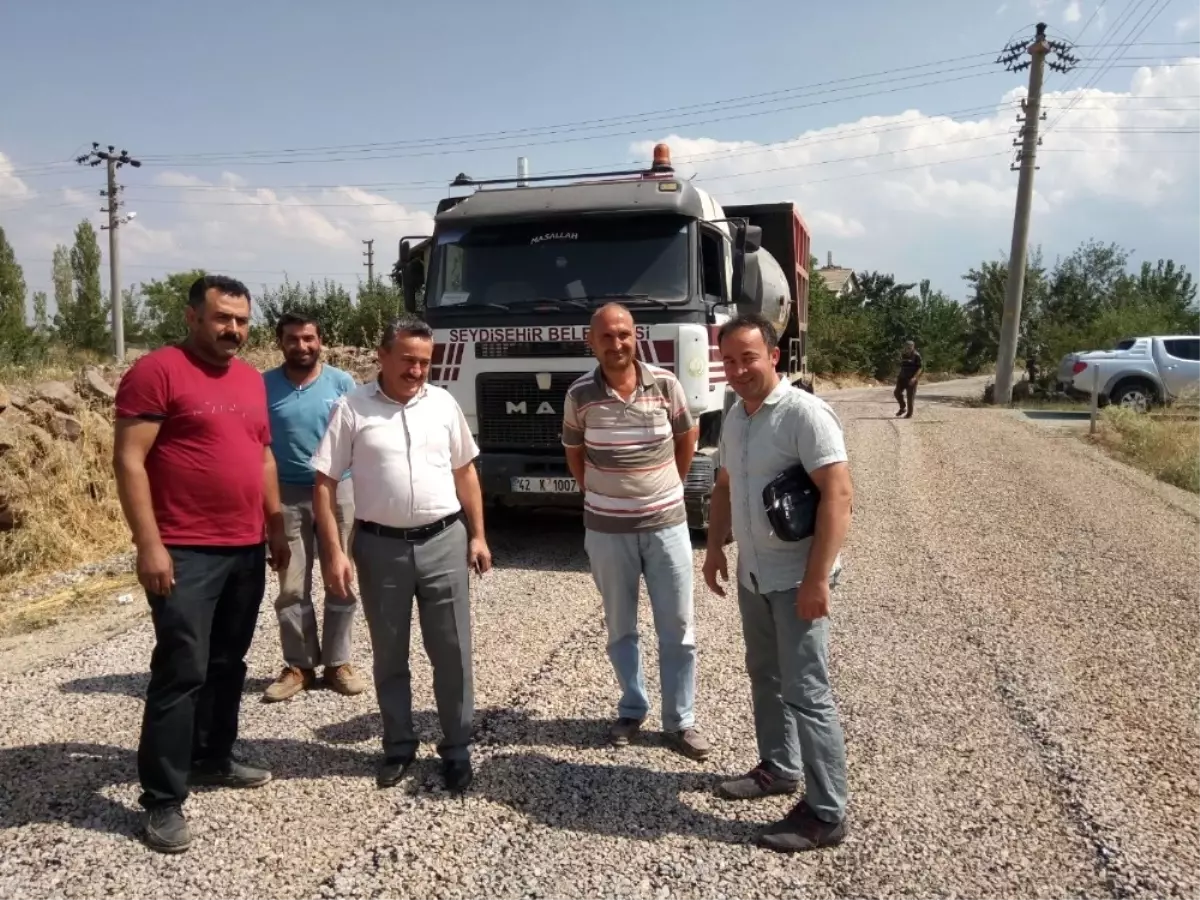 Seydişehir Belediyesi Sathi Kaplama Çalışmalarını Sürdürüyor