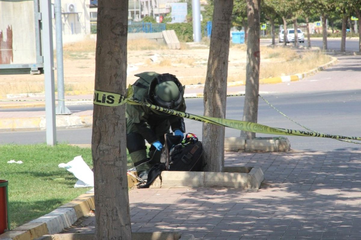 Ağacın Dibine Bırakılan Valiz Polisi Alarma Geçirdi