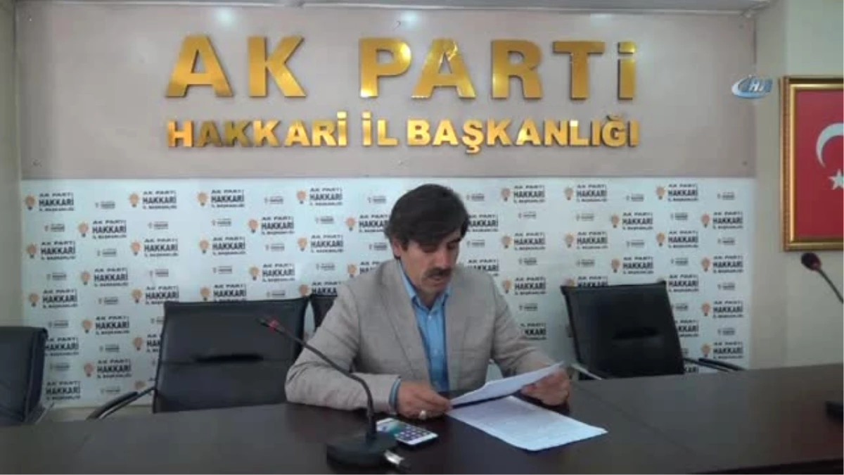 AK Parti Hakkari İl Başkanı Fırat İstifa Etti