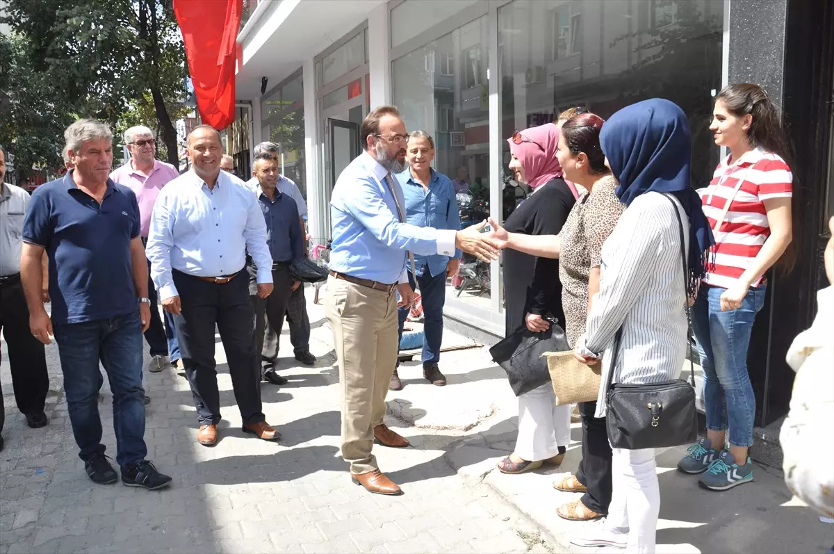 AK Parti Tekirdağ Milletvekili Yel, Malkara\'da