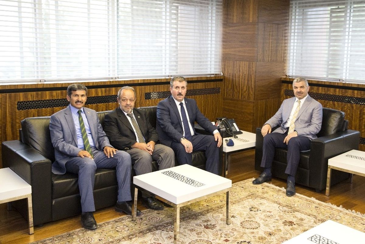 BBP Genel Başkanı Mustafa Destici, Başkan Çelik\'i Ziyaret Etti