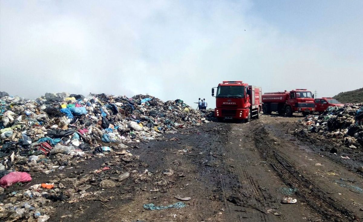 Bodrum Çöplük Yangını Kontrol Altında
