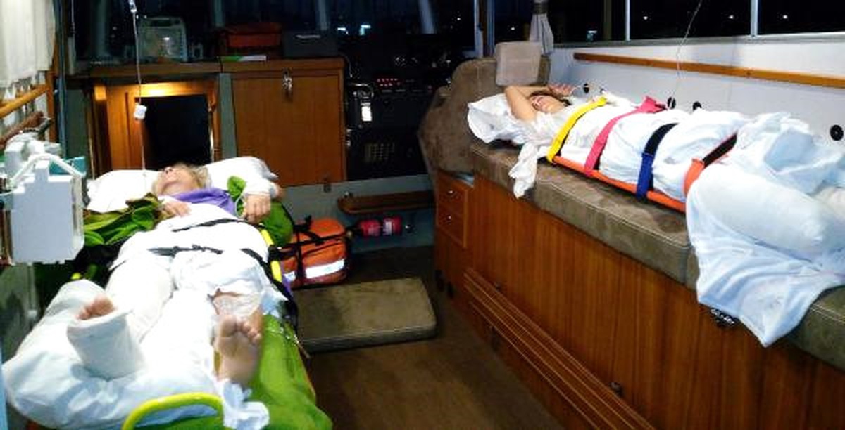 Deniz Ambulansı ile İstanköy\'den Yaralı Taşındı