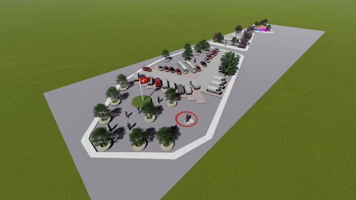 İnegöl\'e Modern Meydan Parkı