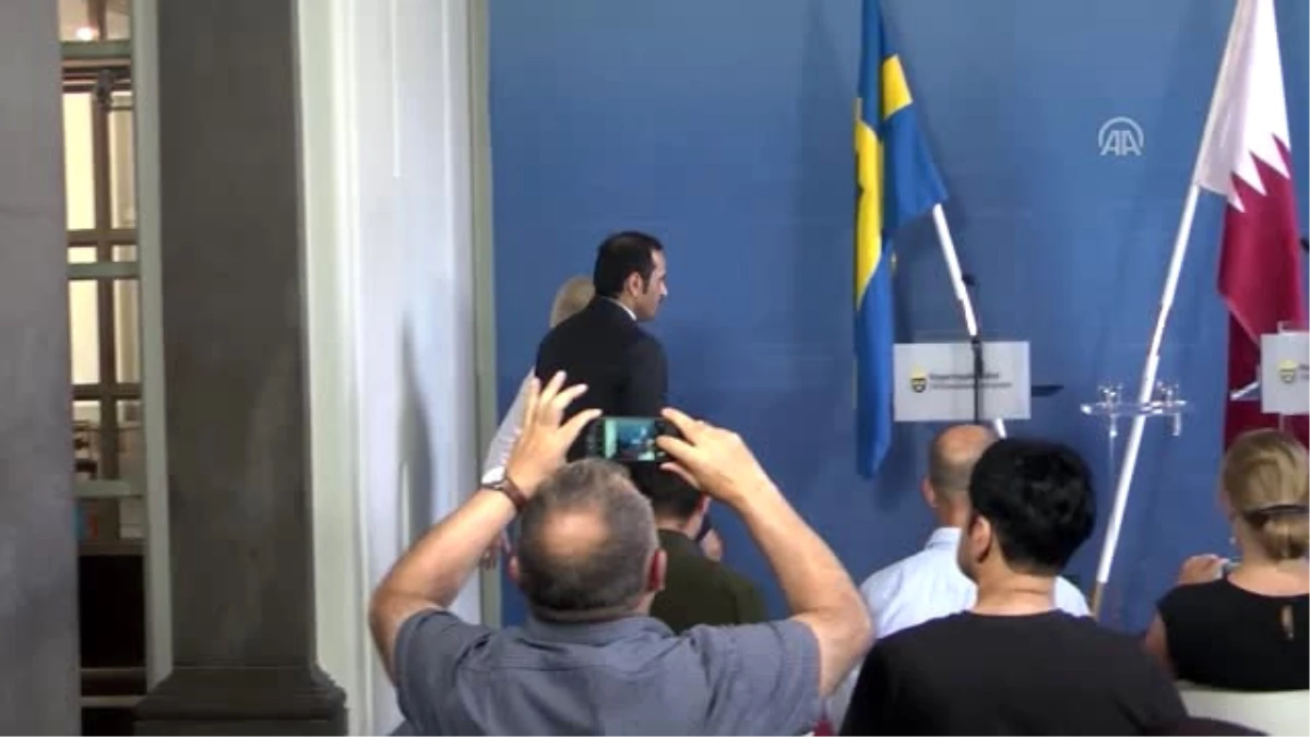 Katar Dışişleri Bakanı Al Sani, İsveç\'te