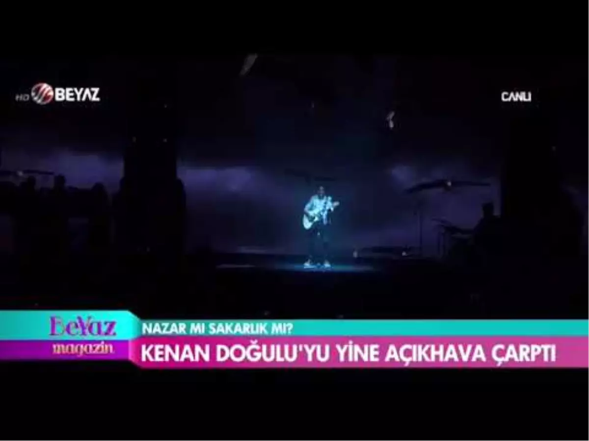 Kenan Doğulu\'yu Yine Açık Hava Çarptı!