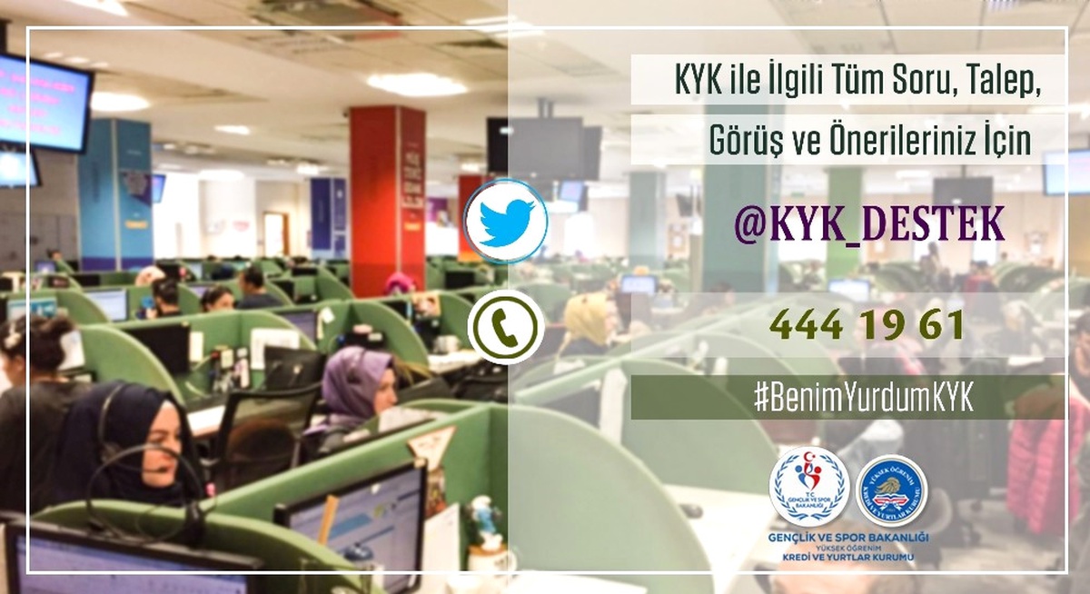 Kredi ve Yurtlar Kurumu\'ndan 7/24 Hizmet Atılımı