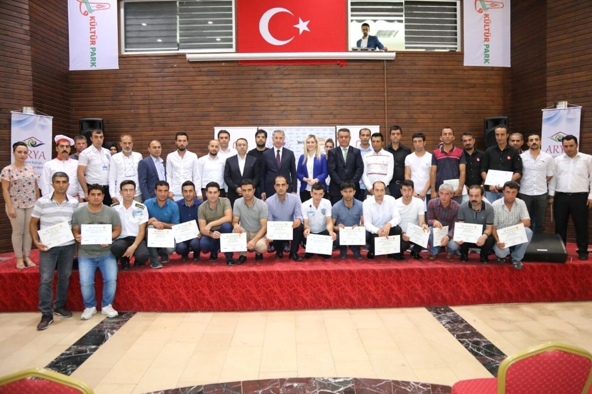 Kültür Park Personeli Eğitimini Tamamladı, Sertifika Aldı