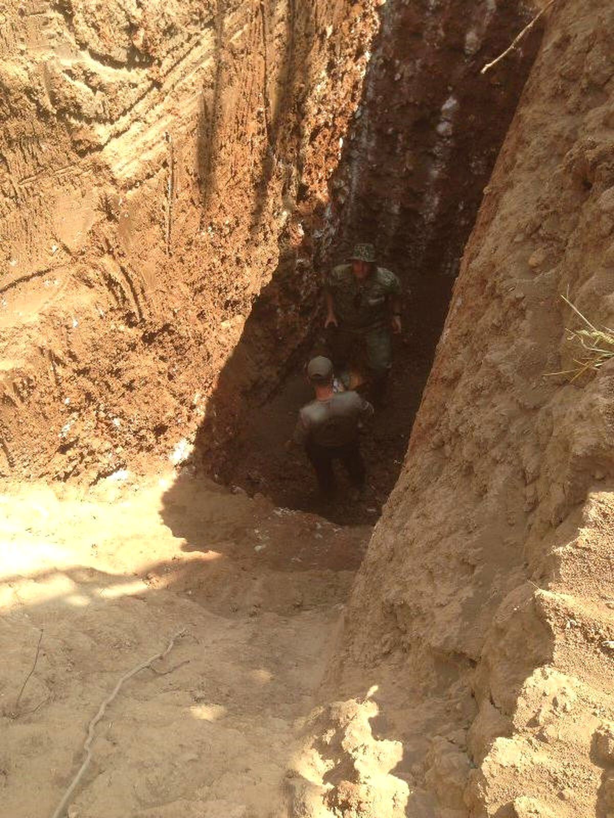 PKK\'nın, Nusaybin\'den Kamışlı\'ya Kazdığı Tünel Ortaya Çıktı