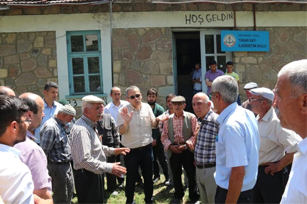 Tosya Kaymakamı Pişkin\'in Köy Ziyaretleri