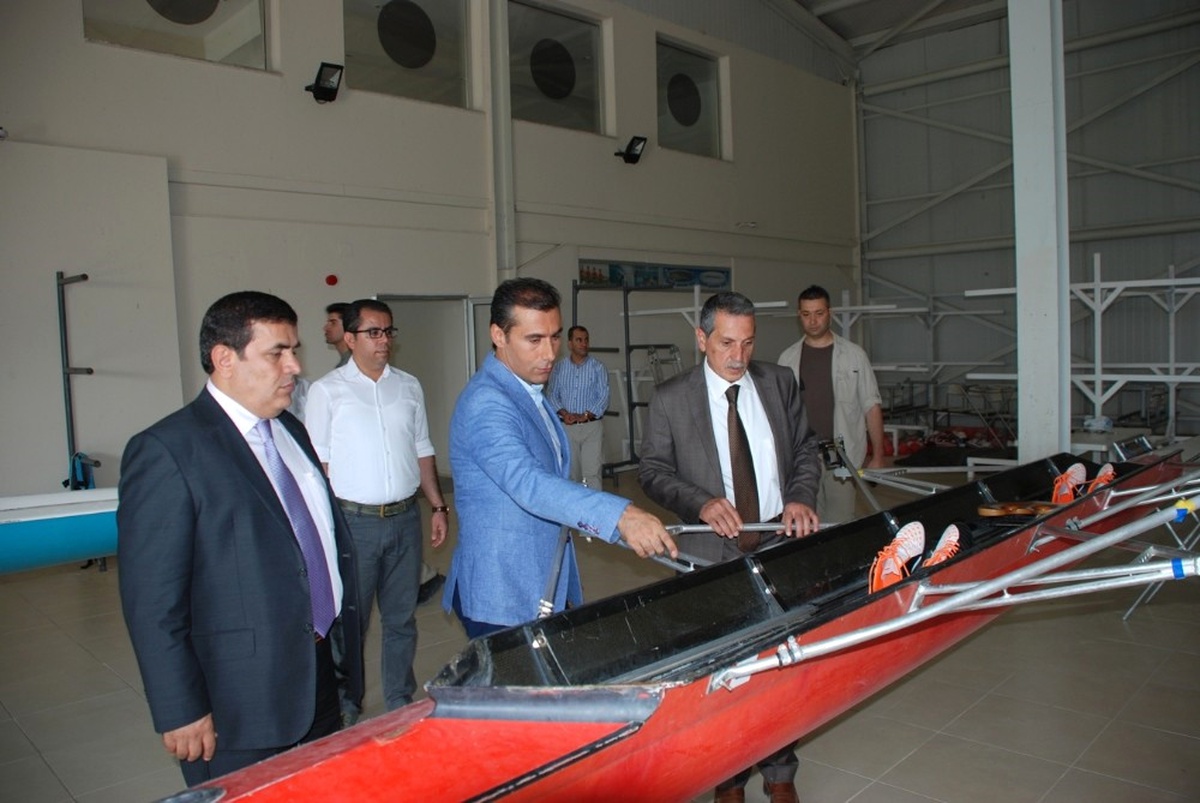 Vali Kalkancı Gazihan Dede Su Sporları Merkezini İnceledi
