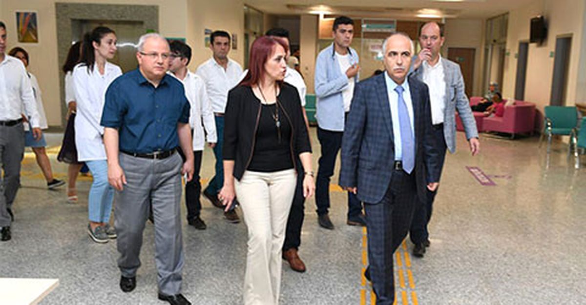 Vali Karahan, Devlet Hastanesinde İncelemelerde Bulundu