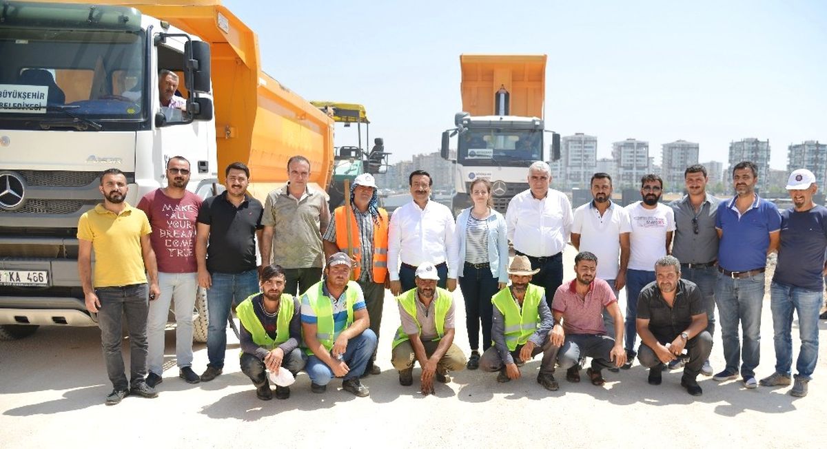 Başkan Atilla, Asfalt Çalışmasını Denetledi