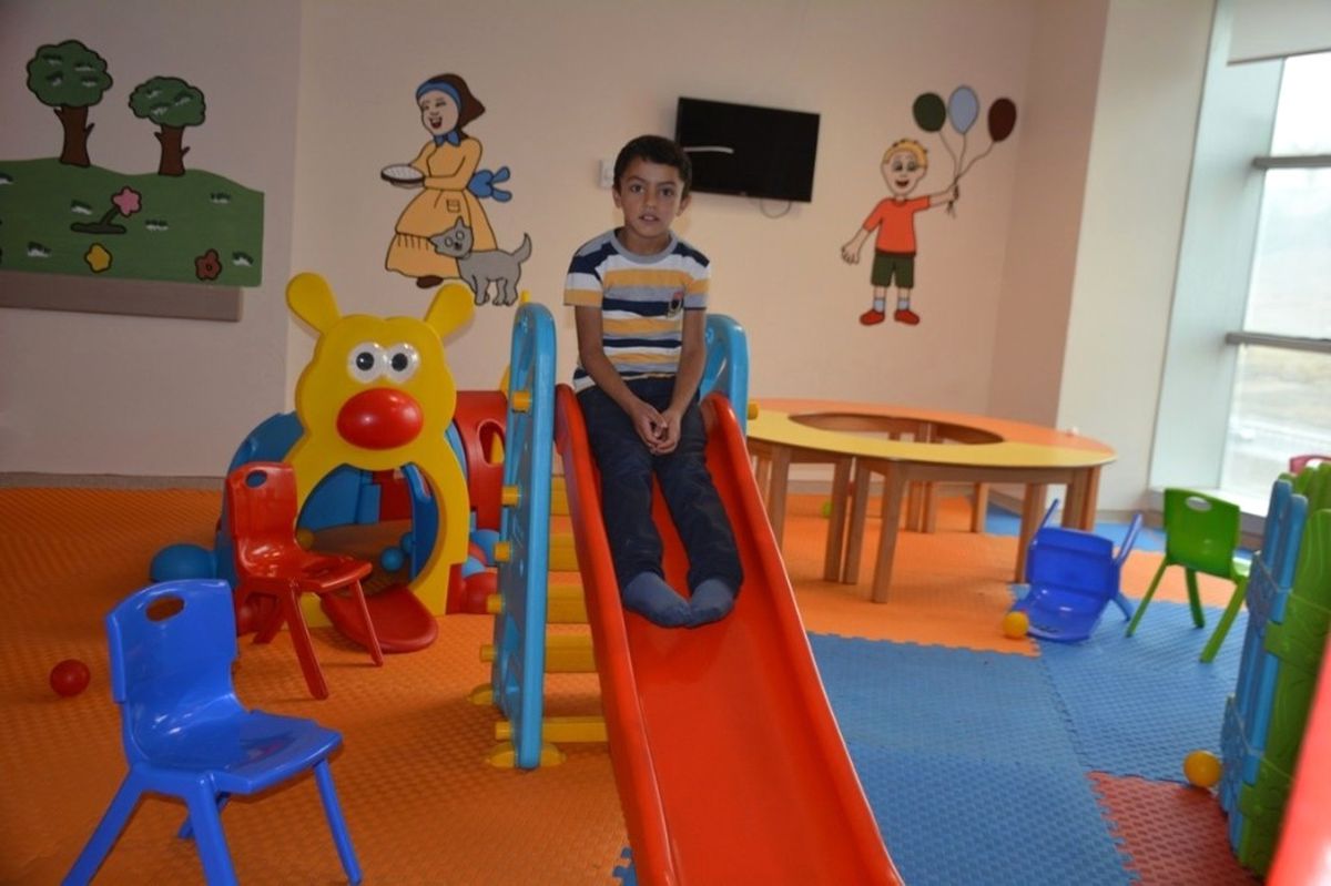 Hastanede Çocuklar İçin Oyun Alanı Kuruldu