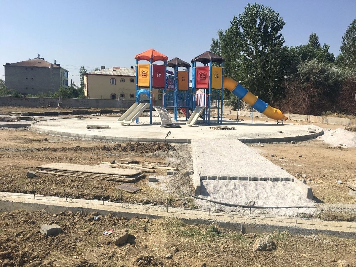 İpekyolu Belediyesinden Park Yapımı