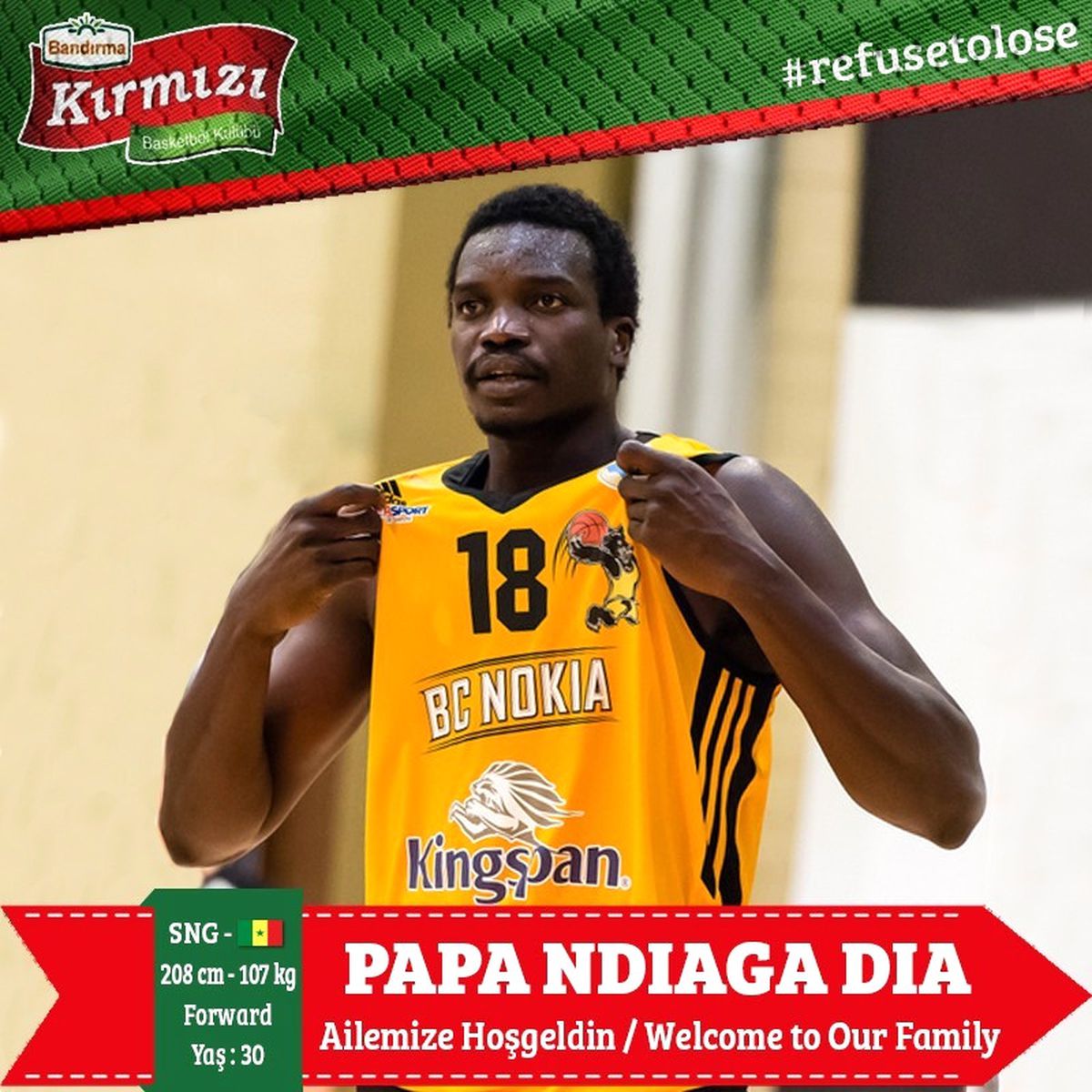 Papa Ndigia Dia, Bandırma Kırmızı\'da