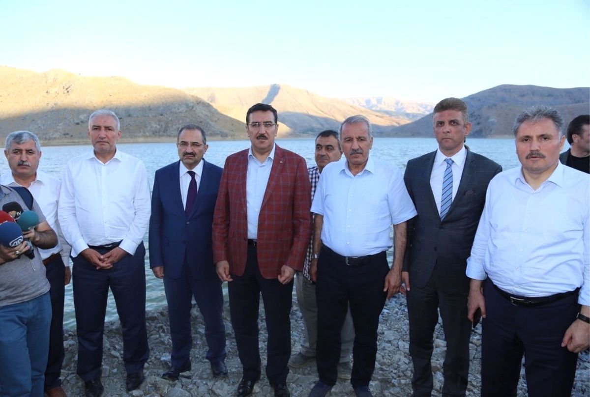Bakan Tüfenkci Çat Barajı\'nda İncelemelerde Bulundu