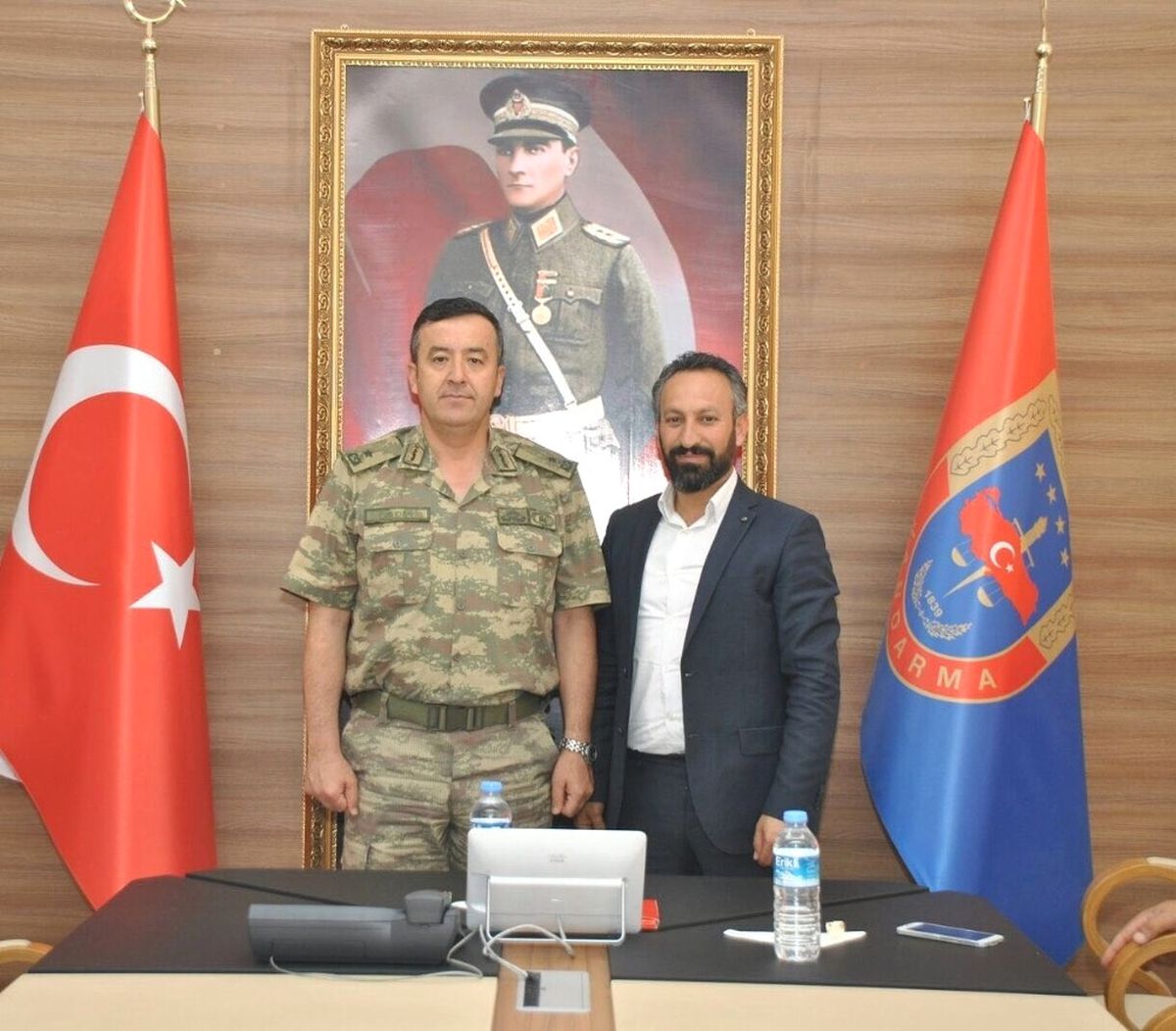 Başkan Yücebaş\'tan Tuğgeneral Özfidan\'a Ziyaret