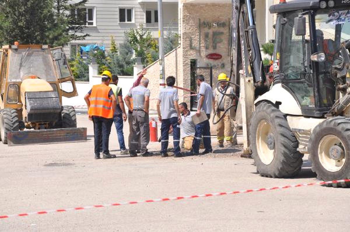 Başkent\'te Doğalgaz Borusu Patladı