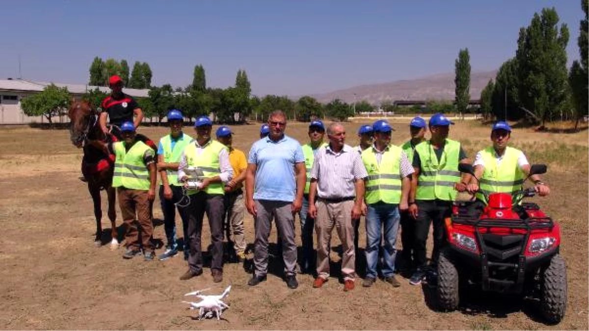 Erzincan\'da Drone\'lu Kurban Yakalama Timi