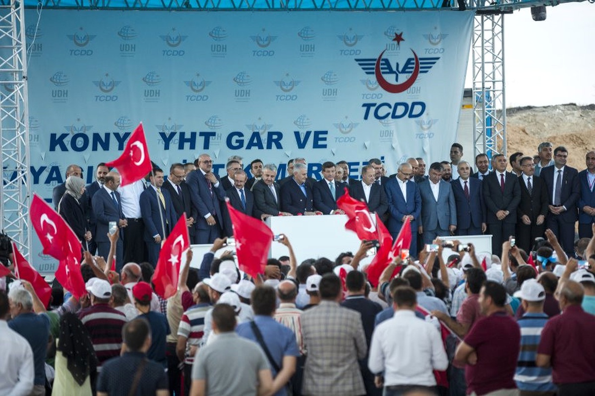 Konya Yüksek Hızlı Tren Garı Temel Atma Töreni