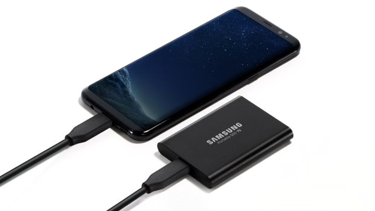 Kredi Kartı Boyutunda Samsung Ssd T5 Taşınabilir Disk