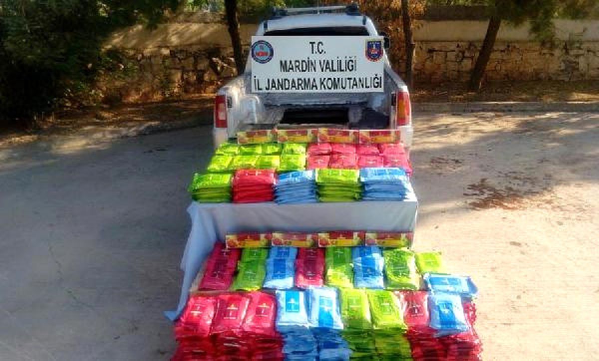 Mardin\'de 665 Kilo Kaçak Nargile Tütününe 4 Gözaltı