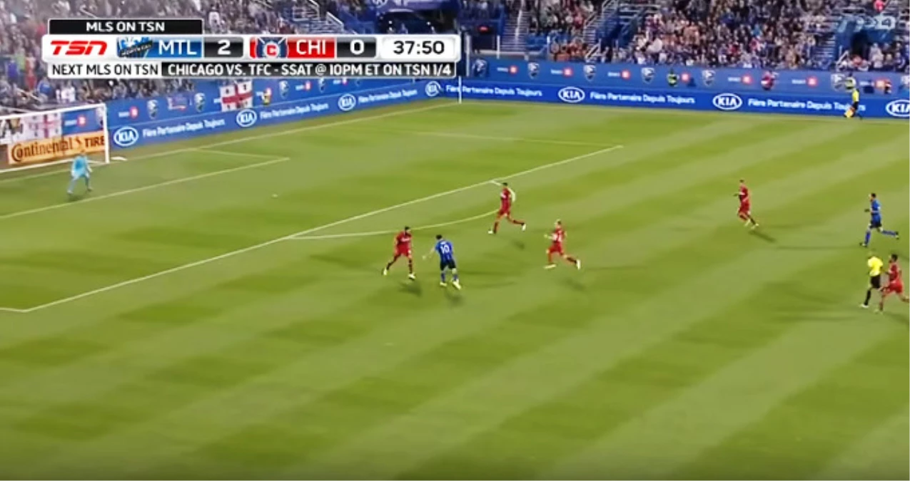 Montreal\'li Futbolcunun Attığı Plase Golü Maçın Önüne Geçti