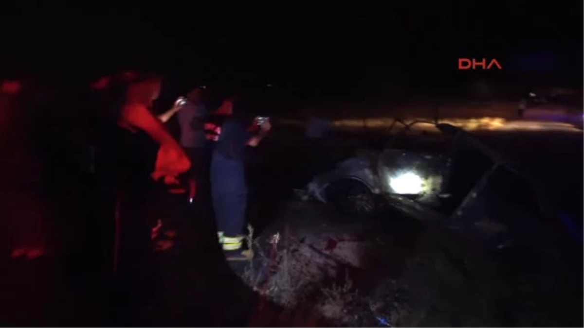 Konya Takla Atan Otomobil Yandı: 1 Ölü, 5 Yaralı
