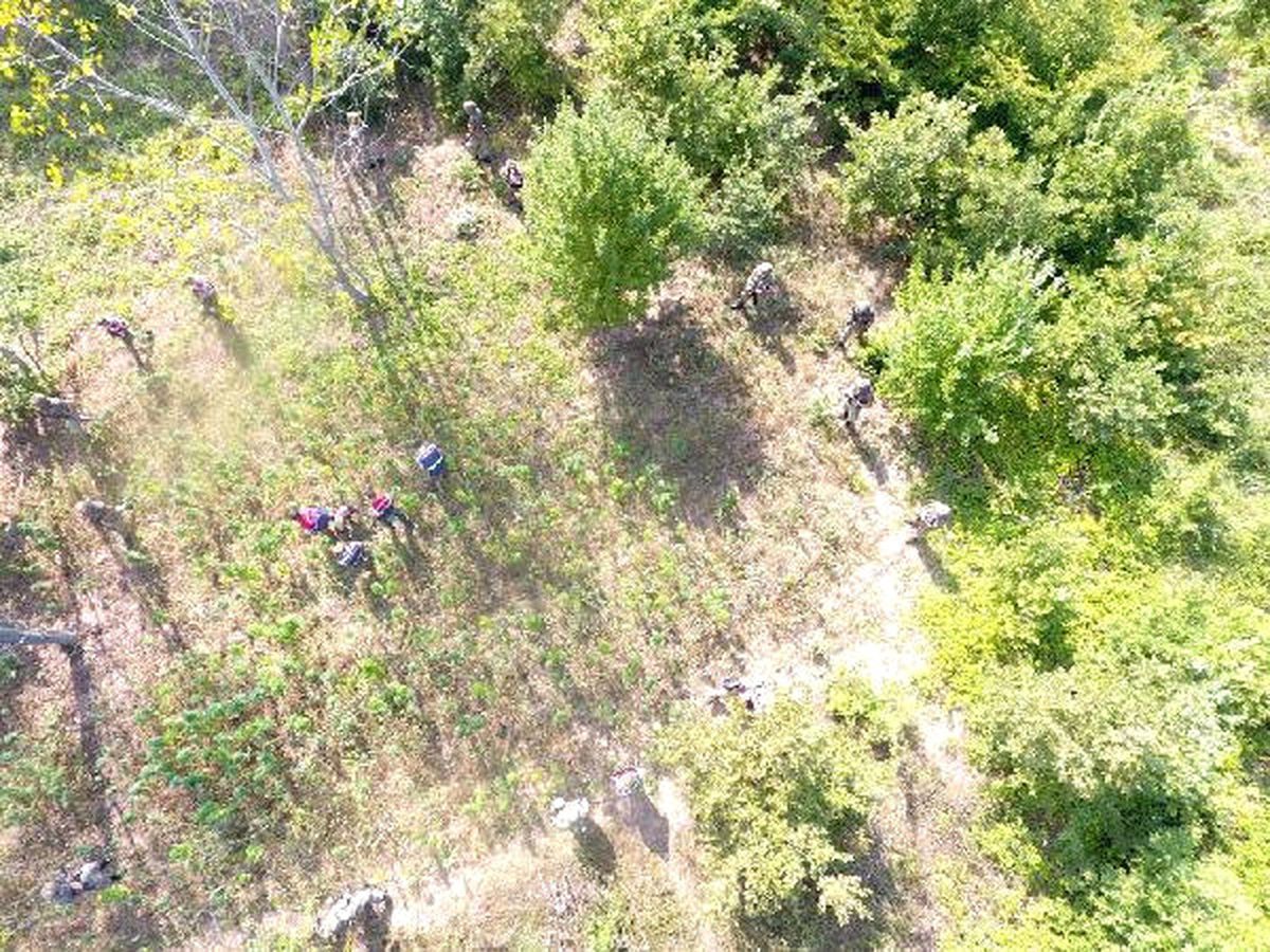 Orhangazi\'de Drone\'lu Uyuşturucu Operasyonu