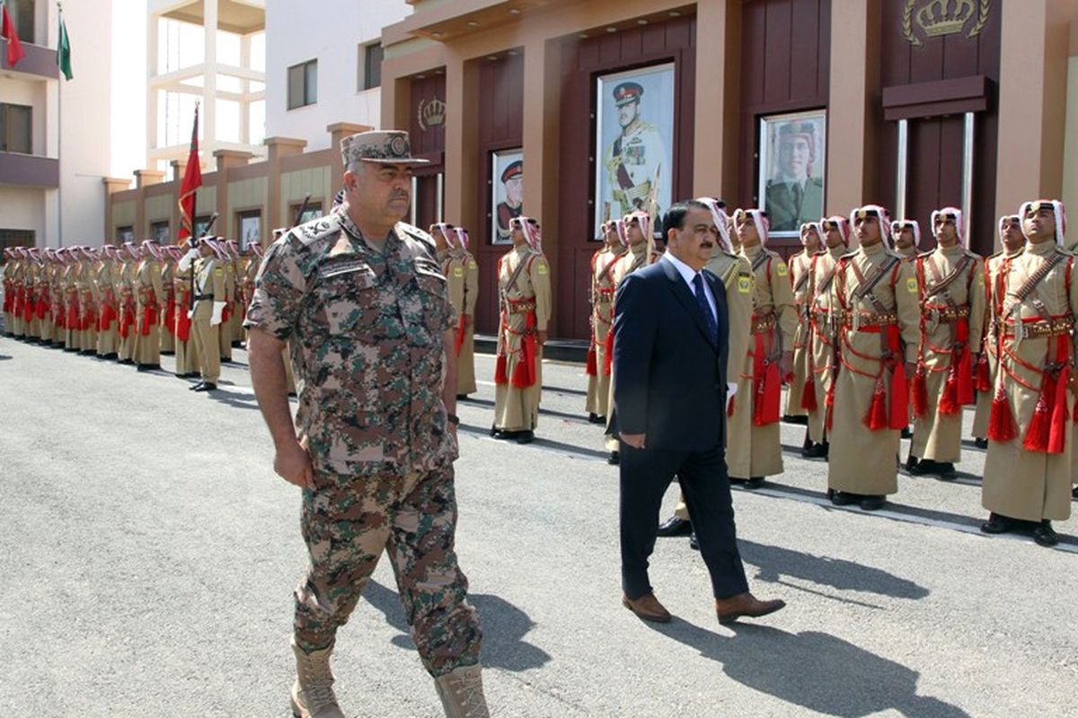 Ürdün Genelkurmay Başkanı, Irak Savunma Bakanını Kabul Etti