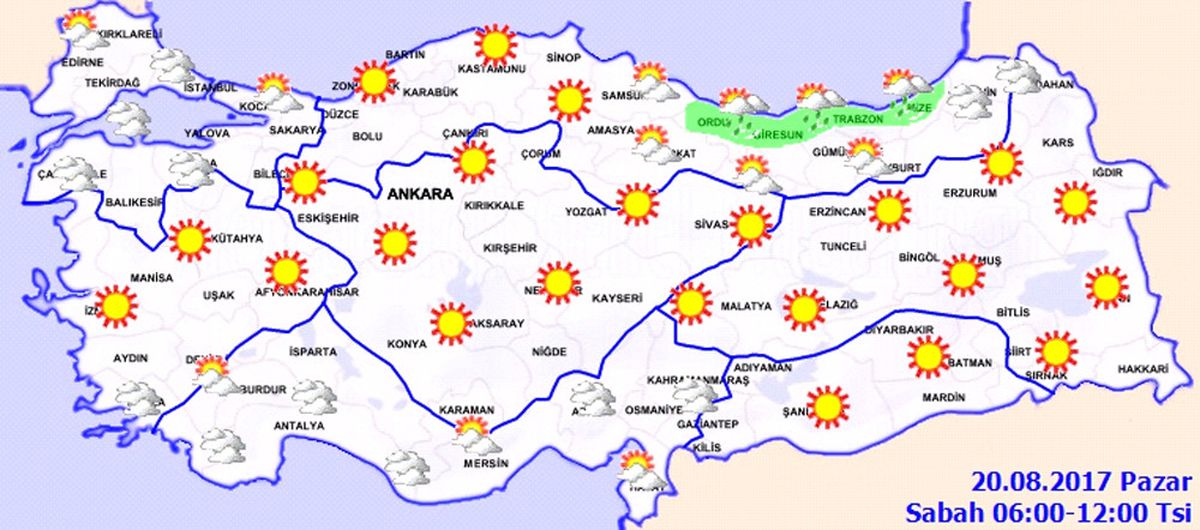 Yurtta Hava Durumu