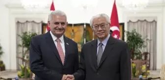 Başbakan Yıldırım Singapur Cumhurbaşkanı ile Görüştü