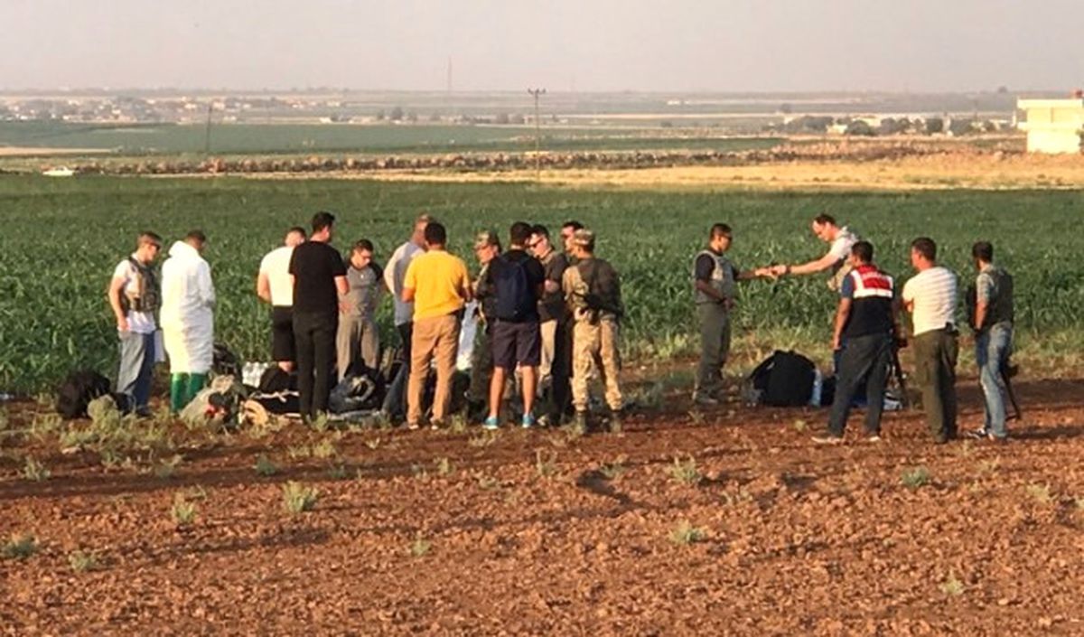 Mısır Tarlasına İha Düştü