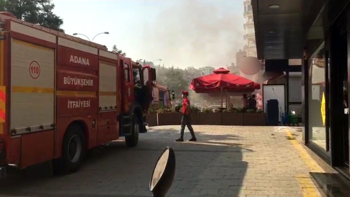 Restoranda Korkutan Yangın